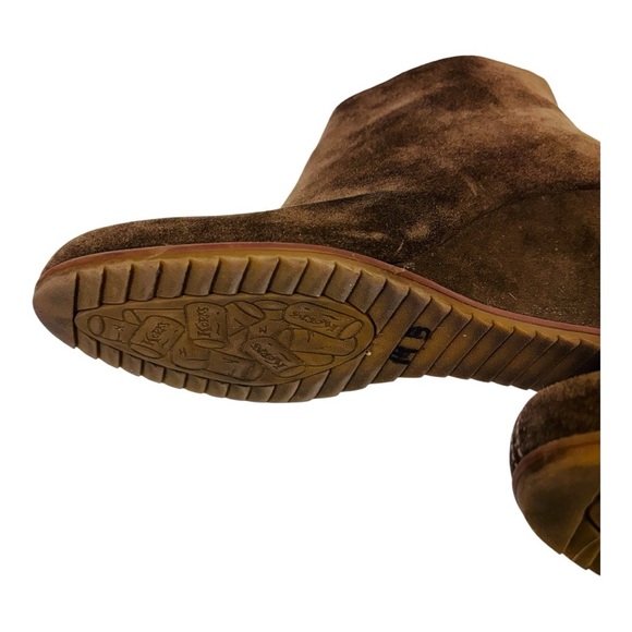 Kork’s Women’s Haldor Leather Suede Bootie Back zip Boot Taupe Size 8 - Picture 10 of 10